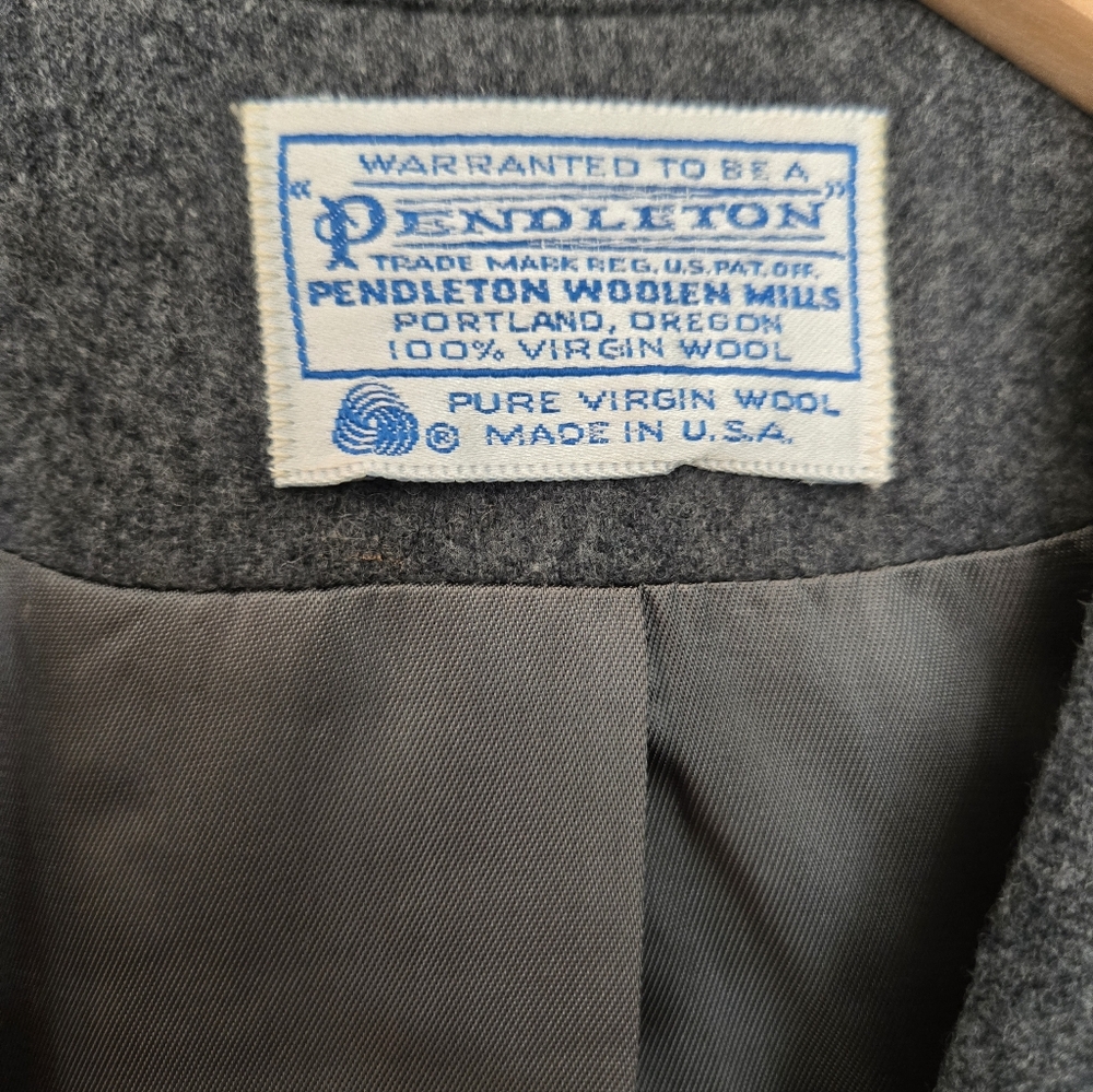 Pendleton Wool Women's Gray Blazer - image 5